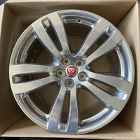 Genuine Jaguar XJ 19" Rear Toba Polished Alloy Wheel 10Jx19  C2d7282 Bw9m-1007ba