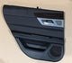 Jaguar XF X260 Rear Door Card LH Black Leather, Black Stitch DG10