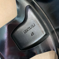 New Genuine Nissan Qashqai 18" Gloss Black Alloy Wheel