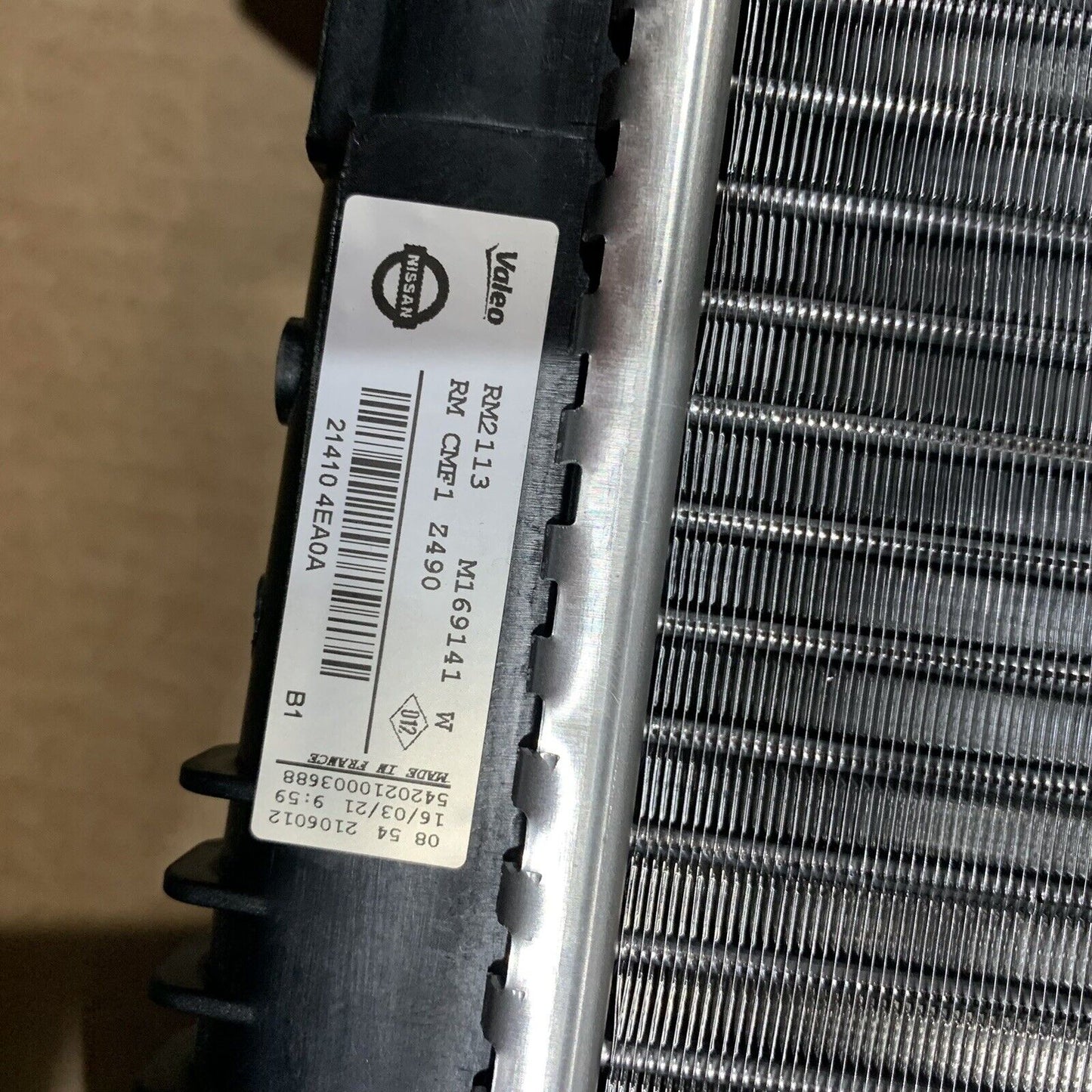 New Genuine Nissan Qashqai J11 Water radiator 21410 4EA0A