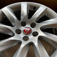 Genuine Jaguar XF 17" Turbine Alloy Wheel  9 Spoke Gx631007cb