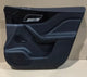 Jaguar Fpace Front Door Card LHD Passengers Side Leather, Black Stitch LED DG13