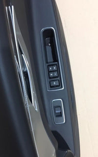 Jaguar XF X260 Front Door Card LHD RH Black Leather, Black Stitch DG12