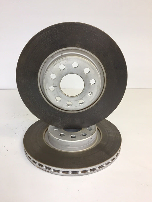 Genuine Vw Volkswagen Golf Pair Front Brake Discs 5q0615301f