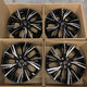 Genuine Set Of Nissan Juke 19" Alloy Wheel diamond Cut Gloss Black 7.5J 35