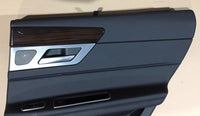 Jaguar XF X260 Rear Door Card RH Black Leather, Black Stitch DG11