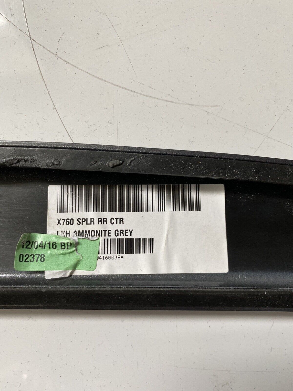 Genuine Jaguar XE X760 Boot  Spoiler Ammonite Grey