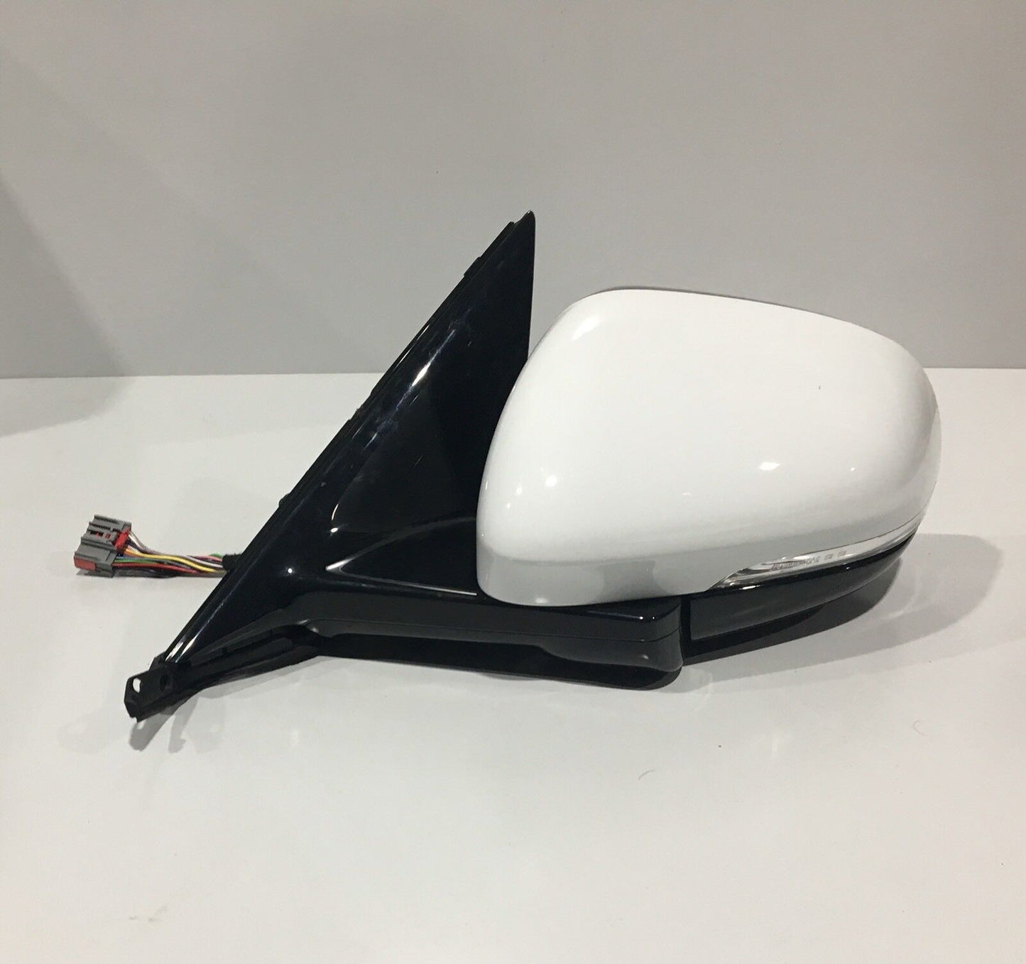 Jaguar XF Left Hand NS Door Mirror White NER Polaris 2012 Wing Mirror