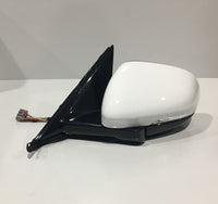 Jaguar XF Left Hand NS Door Mirror White NER Polaris 2012 Wing Mirror