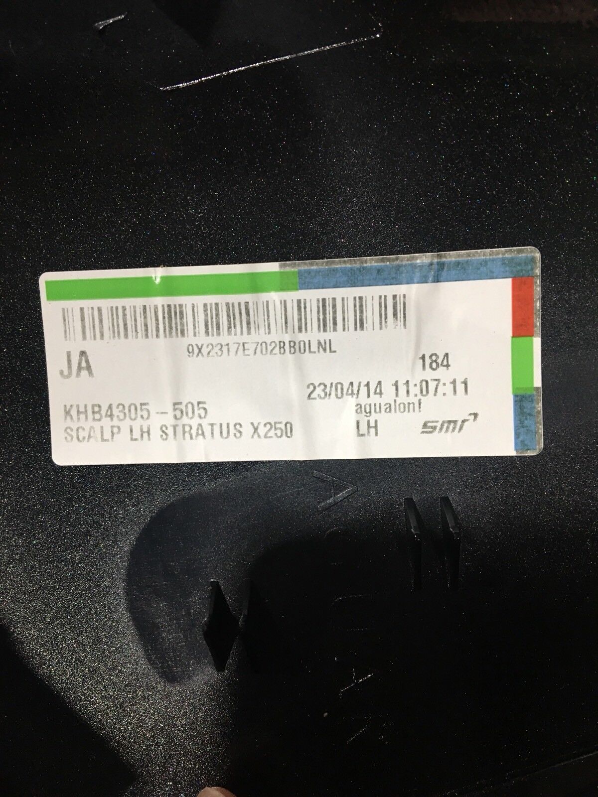 Jaguar XF Left Hand NS Door Mirror Stratus Grey LNL 2012 Wing Mirror