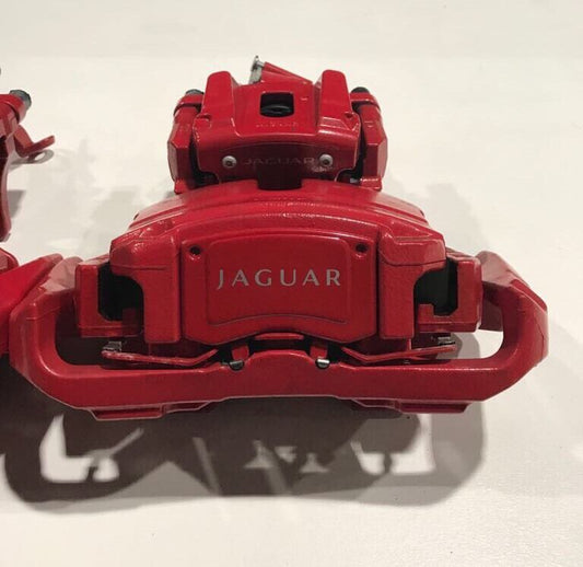 Set Of Genuine Jaguar XKR , XFR Red Brake Callipers Including Pads
